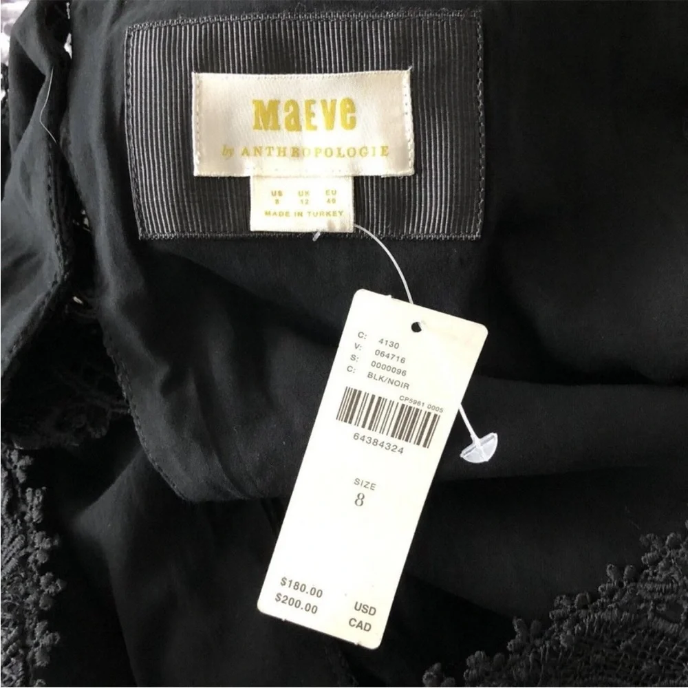NWT Anthropologie Disco Halter Jumpsuit 8 $180 HTF Black Sequined Sleeveless - Picture 5 of 6